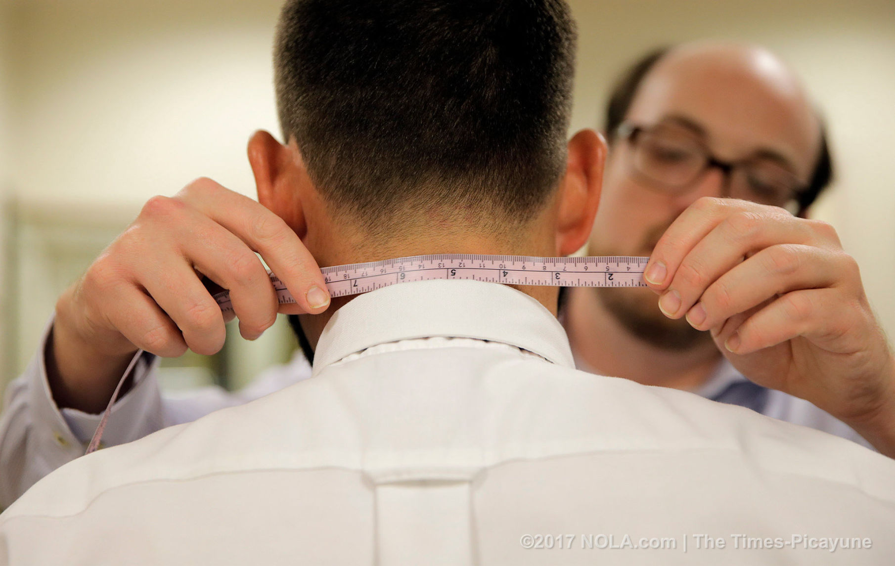 Go behind-the-scenes at Perlis, where many New Orleans men go to suit up for Carnival